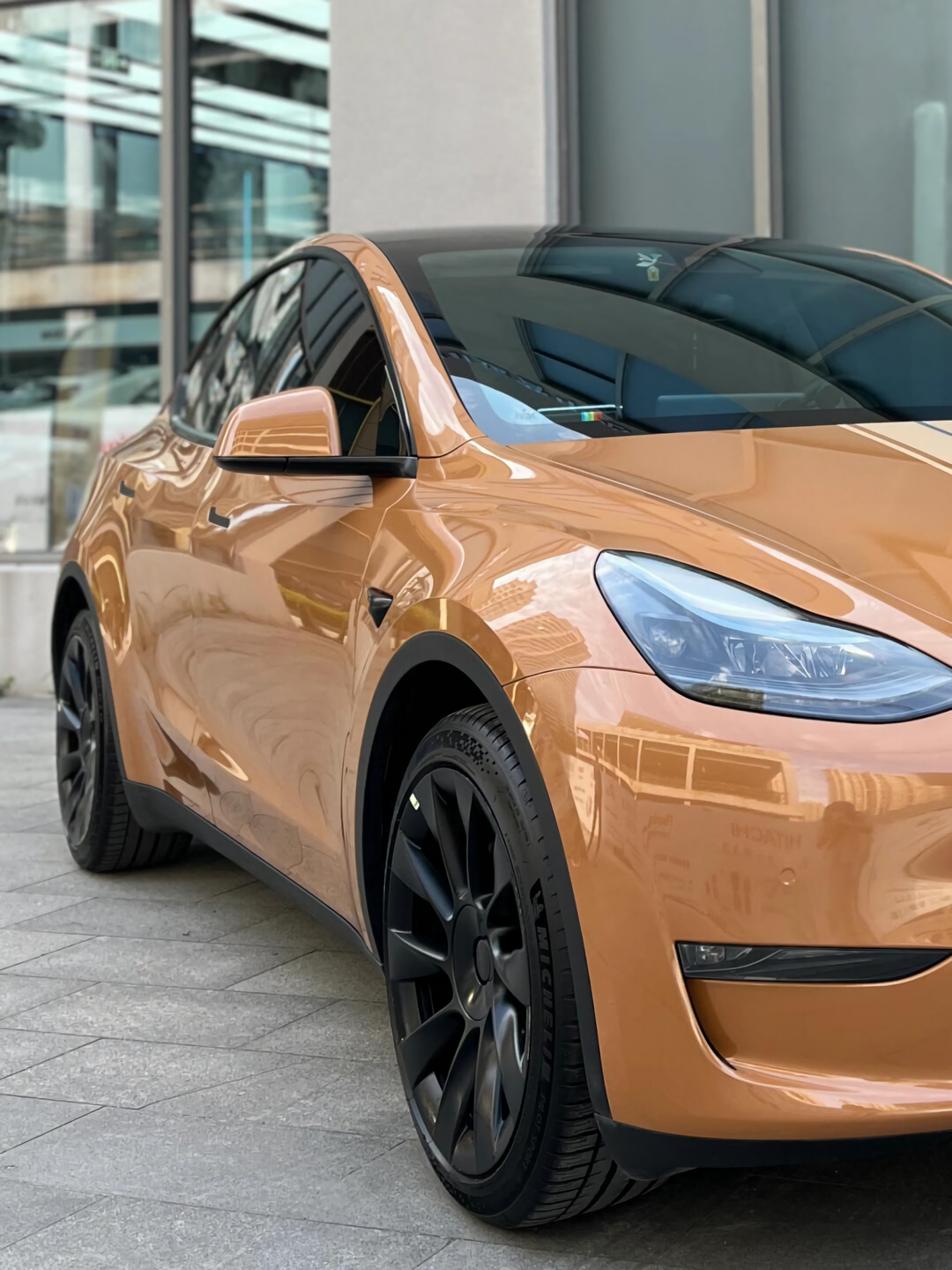 PET  Caramel Brown Vinyl Wrap
