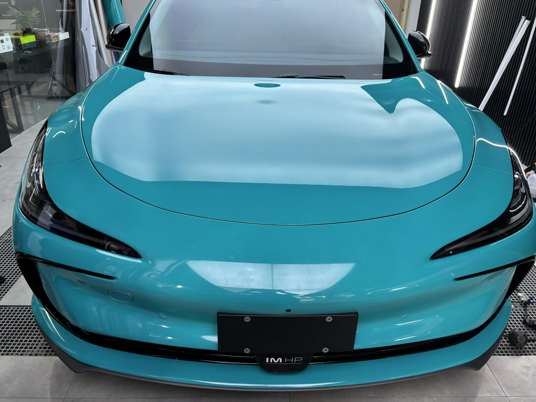 PET  Bay Blue Vinyl Wrap