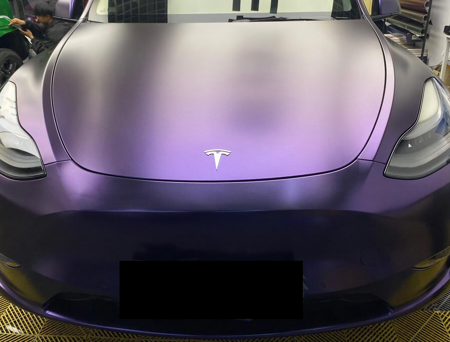 PET  Star Light Purple Vinyl Wrap