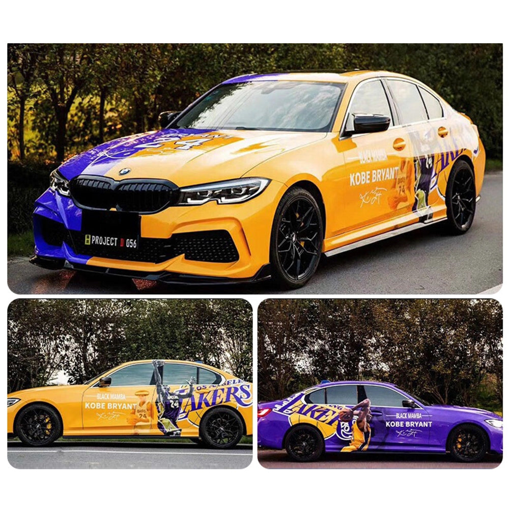 Satin Anime Racing Promotional Advertising Decoration High Quality PET Custom Full Body Car Wrap Vinyl Printing Rolls for Car