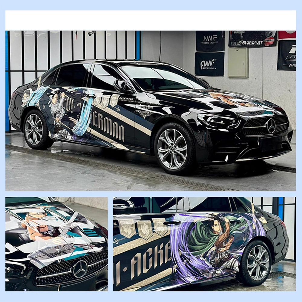 Satin Selfadhesive Self Healing Color Change Decoration High Quality PET Custom Full Body Car Wrap Vinyl Printing Rolls for Car