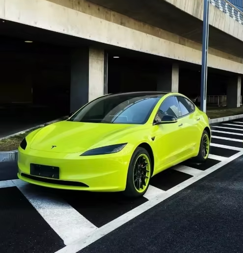 Wholesale High Quality Full Body Colored PPF Self Healing TPU Acid Green Change Film Wrap Vinyl Roll for Car