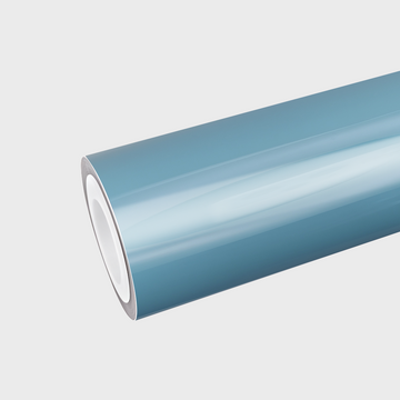 PET Sea Breeze Blue Vinyl Wrap