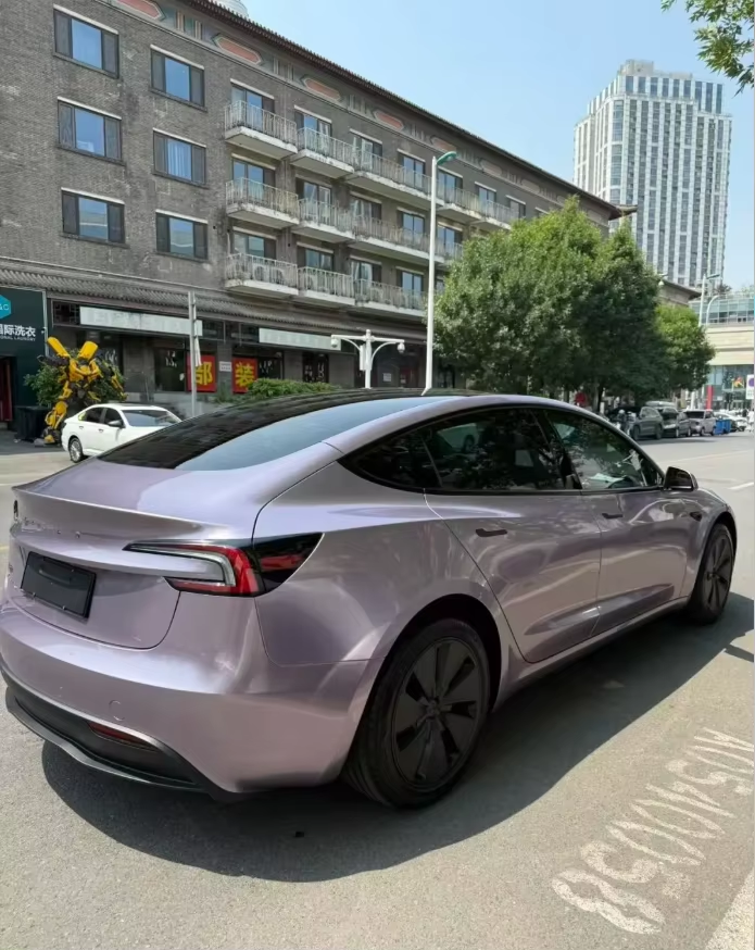 Wholesale High Quality Full Body Colored PPF Self Healing TPU Radiant Purple Change Film Wrap Vinyl Roll for Car