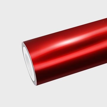 PET  Liquid Metal Cherry Red Vinyl Wrap