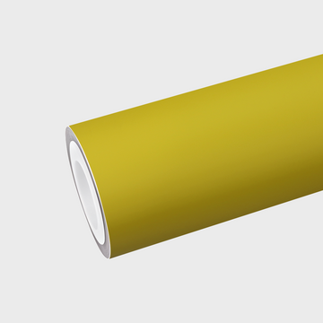 PET  Flat Maize Yellow Vinyl Wrap