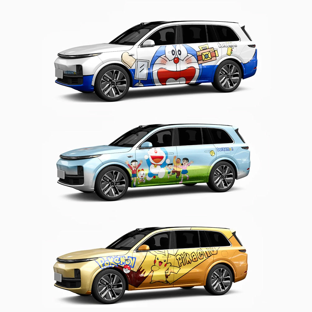 Satin Selfadhesive Self Healing Color Change Advertising High Quality PET Custom Full Body Car Wrap Vinyl Print Rolls for Car