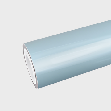 PET Glacier Blue Vinyl Wrap