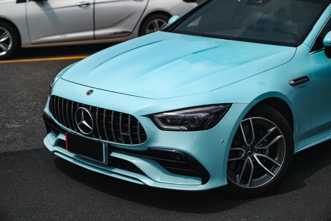 PET Sea Breeze Blue Vinyl Wrap
