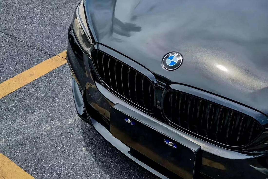 PET Metallic Black Vinyl Wrap
