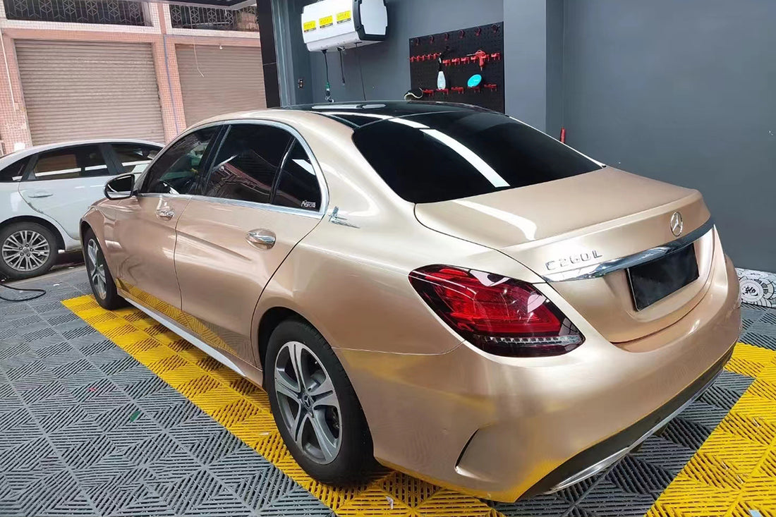 Self-healing Metallic Champagne Gold