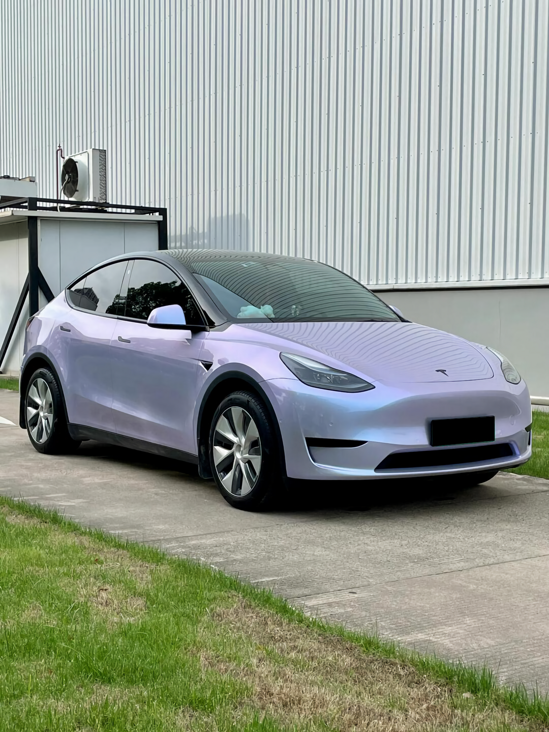 PET Phantom Silver To Purple Vinyl Wrap