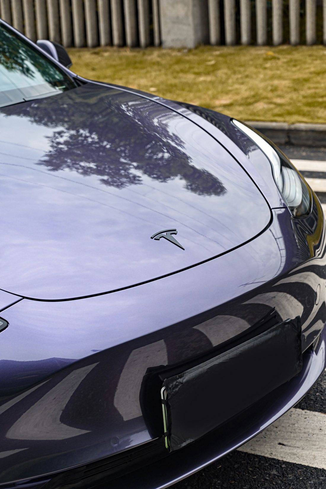 PET Gray Violet Vinyl Wrap