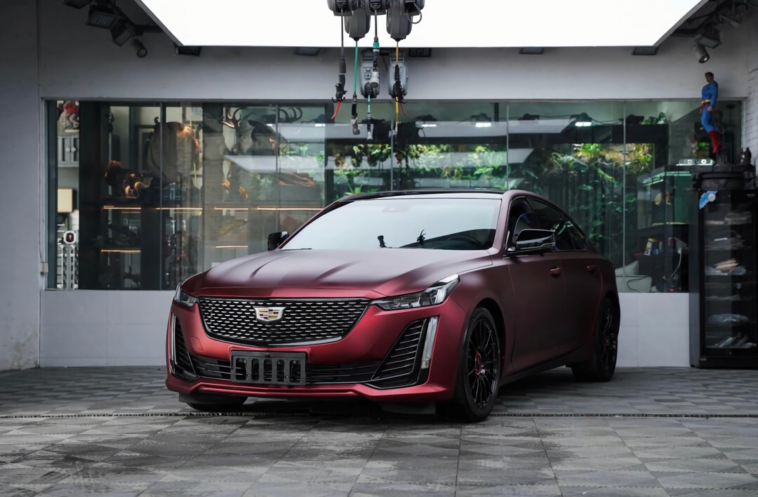 PET Romanee Red Vinyl Wrap