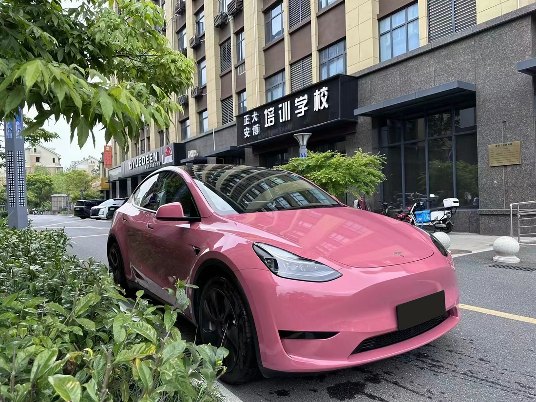 PET Morganite Red Vinyl Wrap
