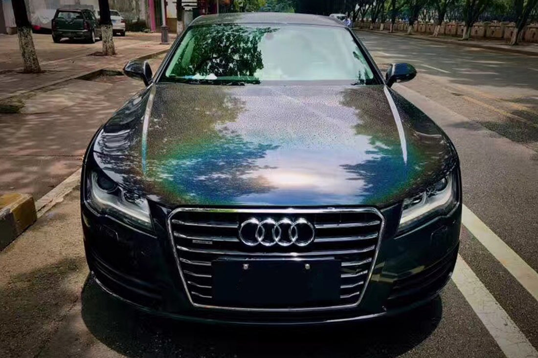 Self-healing Colorful Laser Black
