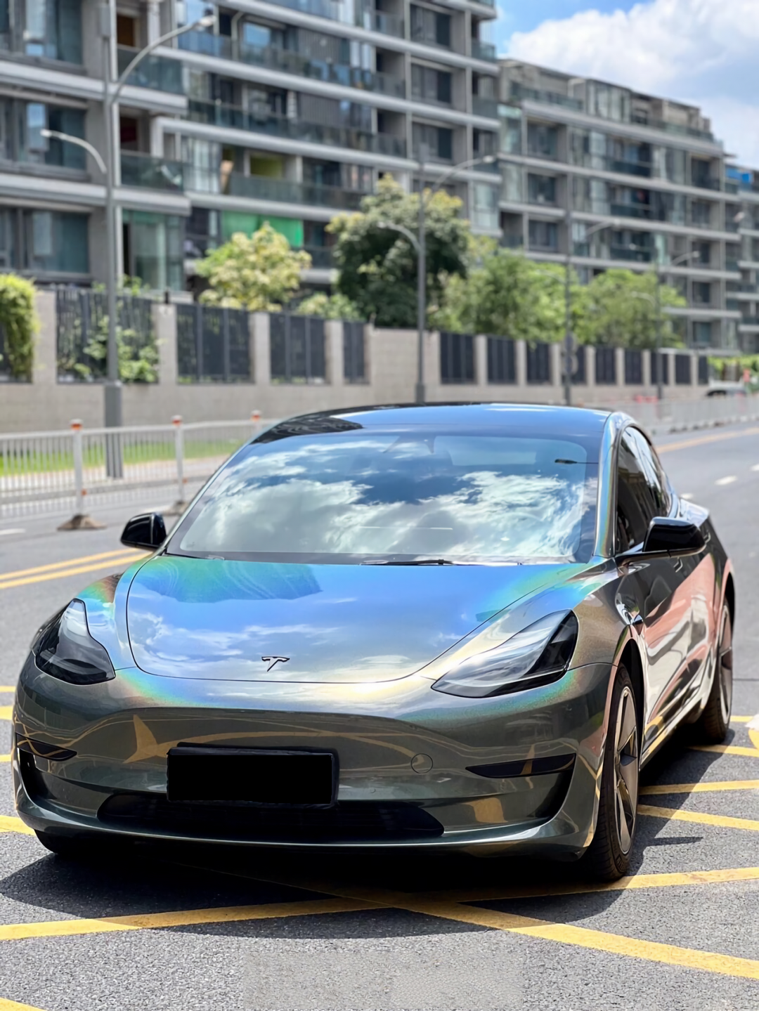 PET Colorful Laser Gray Vinyl Wrap