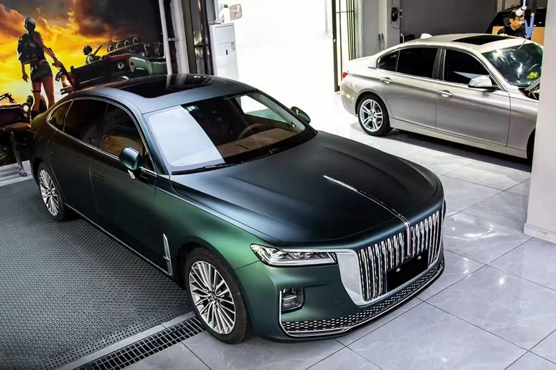 PET Ultra Matte  Metallic Blackish Green Vinyl Wrap