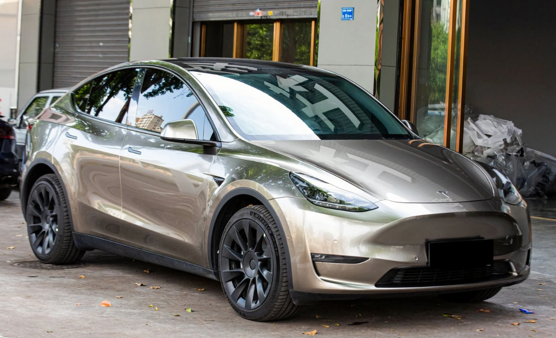 PET Liquid Metallic Gunmetal Gray Vinyl Wrap