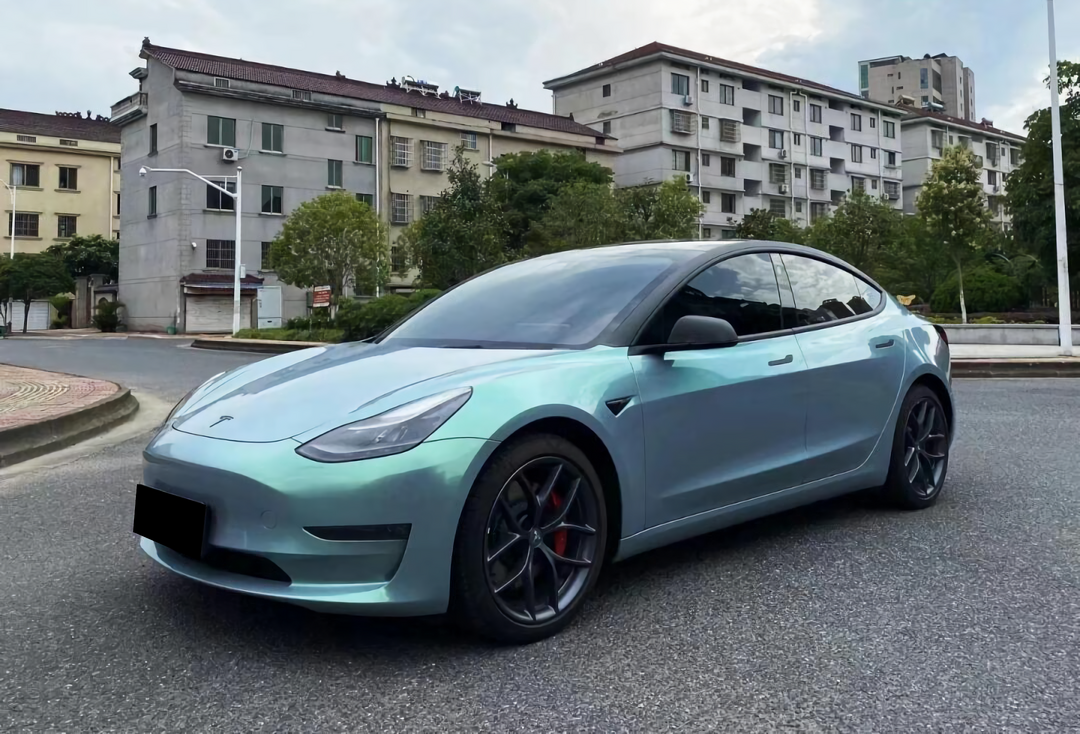 PET Phantom Gray Green Vinyl Wrap