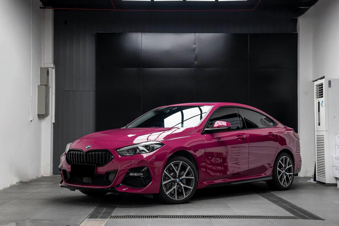 PET Starlight Ruby Red Vinyl Wrap